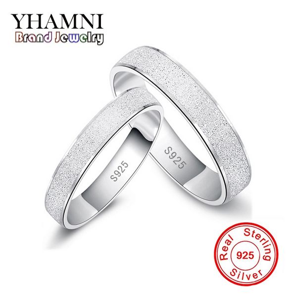 yhamni fashion frosted couple rings real 925 sterling silver wedding rings for women and men 1 pair engagement ring set jewelry g17, Slivery;golden
yhamni fashion frosted couple rings real 925 sterling silver wedding rings for women and men 1 pair engagement ring set jewelry g17, Slivery;golden