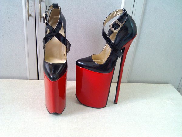 30cm heel height genuine leather pointed toe stiletto heel pumps party shoes us size 5-14 no.y3015, Black
30cm heel height genuine leather pointed toe stiletto heel pumps party shoes us size 5-14 no.y3015, Black