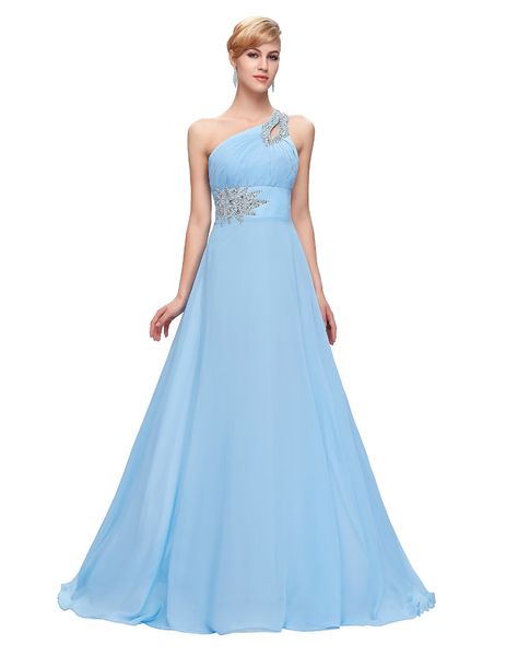 Gorgeous Long A-Line One-Shoulder Prom Party Gowns 2019 Elegant Floor-Length Chiffon Court Train Beading Sequined Prom Dresses Evening Cheap
Gorgeous Long A-Line One-Shoulder Prom Party Gowns 2019 Elegant Floor-Length Chiffon Court Train Beading Sequined Prom Dresses Evening Cheap