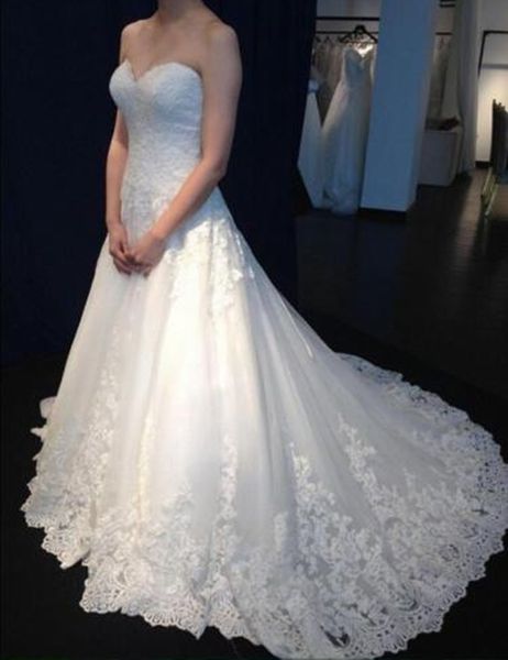 w051 vestido de noiva lace wedding dresses sweetheart modern custom made bridal gowns appliques off the shoulder us2-26w, White
w051 vestido de noiva lace wedding dresses sweetheart modern custom made bridal gowns appliques off the shoulder us2-26w, White