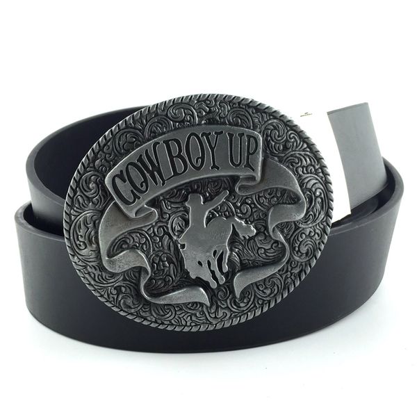wholesale-mens big buckle belts vintage cowboy up oval gray belt buckle metal black pu leather belt for men cinto masculino, Black;brown
wholesale-mens big buckle belts vintage cowboy up oval gray belt buckle metal black pu leather belt for men cinto masculino, Black;brown