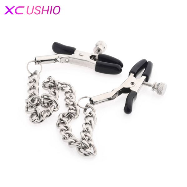 1 toys 0701 steel metal stainless nipple milk clips pair chain nipple clamps breast couples butterfly style for clip slaves ldqsd
1 toys 0701 steel metal stainless nipple milk clips pair chain nipple clamps breast couples butterfly style for clip slaves ldqsd