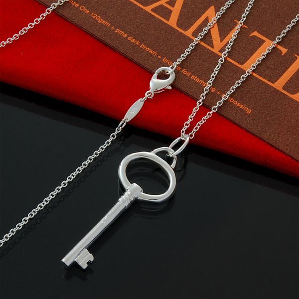 s 925 sterling silver choker necklace 1mm round link chain w/ silver key pendant 18 inches
s 925 sterling silver choker necklace 1mm round link chain w/ silver key pendant 18 inches