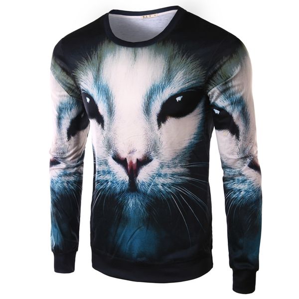 3d cat head printing men shirts animal picture printing t-shirt fashion mens long-sleeved t-shirt, White;black
3d cat head printing men shirts animal picture printing t-shirt fashion mens long-sleeved t-shirt, White;black