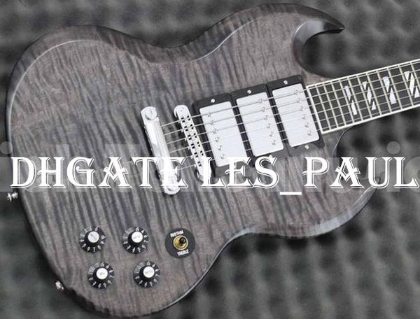 Custom Shop Flame Maple Top SG Уникальная электрогитара Black Sunburst, блок накладки на гриф, хромированная фурнитура, 3 звукоснимателя
Custom Shop Flame Maple Top SG Уникальная электрогитара Black Sunburst, блок накладки на гриф, хромированная фурнитура, 3 звукоснимателя