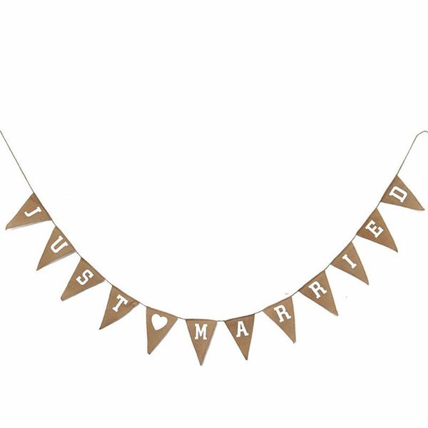 wholesale- vintage bunting 12 flags just married rustic wedding party p props banner party hanging decoration
wholesale- vintage bunting 12 flags just married rustic wedding party p props banner party hanging decoration