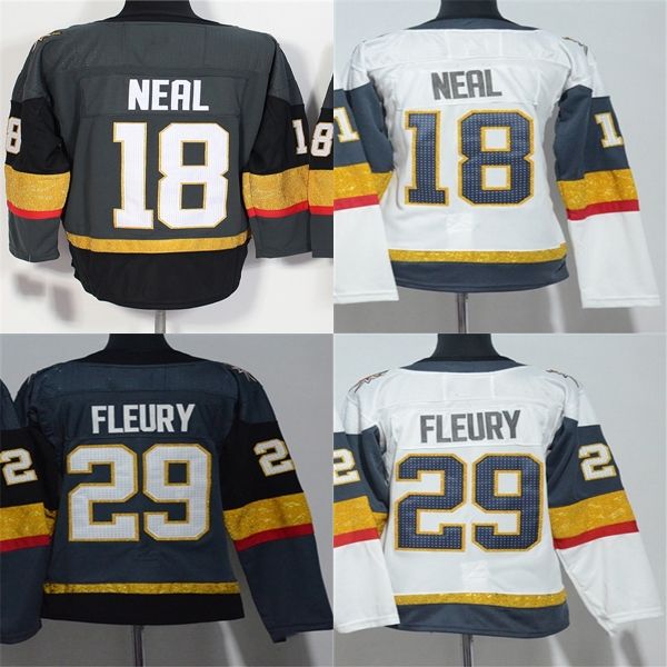 2017 vegas golden knights 18 james neal 29 marc-andre fleury grey white full embroidery ice hockey jerseys, Black;red
2017 vegas golden knights 18 james neal 29 marc-andre fleury grey white full embroidery ice hockey jerseys, Black;red