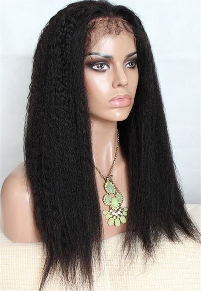 hair in stock 00% density brazilian hair italian yaki silk glueless full lace wig, Black;brown 
hair in stock 00% density brazilian hair italian yaki silk glueless full lace wig, Black;brown