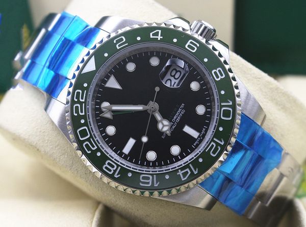 luxury mens watches black dial green ceramic bezel 116610 16610 stainless steel bracelet 40mm automatic men's wrist watches, Slivery;brown
luxury mens watches black dial green ceramic bezel 116610 16610 stainless steel bracelet 40mm automatic men's wrist watches, Slivery;brown