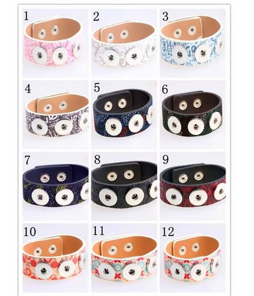 12 colors noosa chunks snap button giner button bracelet fit 18mm charm personality alloy diy jelwery barcelet pu leather bracelet sale, Golden;silver
12 colors noosa chunks snap button giner button bracelet fit 18mm charm personality alloy diy jelwery barcelet pu leather bracelet sale, Golden;silver