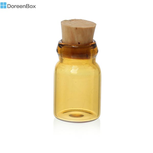 wholesale- doreen box glass bottles cylinder jewelry vials cork sers smoke yellow ((capacity: approx 0.5ml) 18mm x11mm 8mm x8mm, 10 pcs
wholesale- doreen box glass bottles cylinder jewelry vials cork sers smoke yellow ((capacity: approx 0.5ml) 18mm x11mm 8mm x8mm, 10 pcs