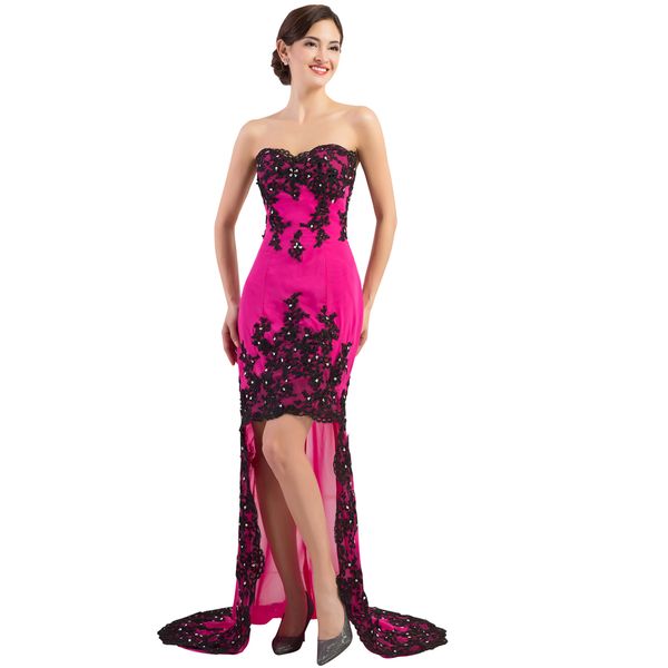 charming black red Lace appliques Long Hilo Prom Dresses 2019 cheap short front long back prom gown dress sweetheart Mermaid dress
charming black red Lace appliques Long Hilo Prom Dresses 2019 cheap short front long back prom gown dress sweetheart Mermaid dress