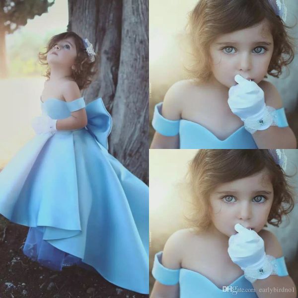 light sky blue cute off the shoulder flower girl dresses with big bow high low princess girls pageant dress cheap, White;blue
light sky blue cute off the shoulder flower girl dresses with big bow high low princess girls pageant dress cheap, White;blue