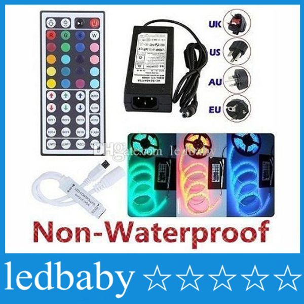 5 м гибкий rgb 5050 led strip light smd 300 led non-waterproof + 44 key ir remote controller + 5a адаптер питания с eu/uk/au / us / plug
5 м гибкий rgb 5050 led strip light smd 300 led non-waterproof + 44 key ir remote controller + 5a адаптер питания с eu/uk/au / us / plug