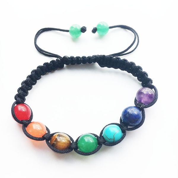 natural stone amethyst lapis lazuli tiger eye 8mm beads braided rope bracelets energy yoga reiki 7 chakra bracelet jewelry, Black
natural stone amethyst lapis lazuli tiger eye 8mm beads braided rope bracelets energy yoga reiki 7 chakra bracelet jewelry, Black