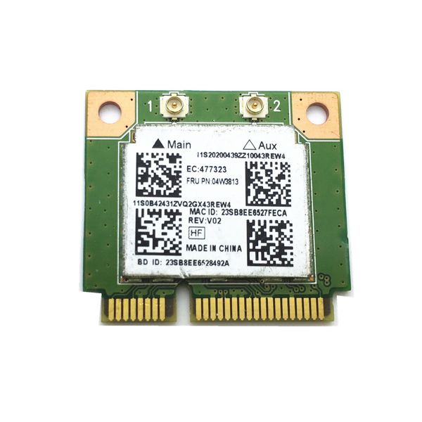 Оптовое - для Realtek RTL8723BE 802.11bgn + BT4.0 Беспроводная карта для Lenovo Thinkpad E540 S440 S540 FRU 04W3813
Оптовое - для Realtek RTL8723BE 802.11bgn + BT4.0 Беспроводная карта для Lenovo Thinkpad E540 S440 S540 FRU 04W3813
