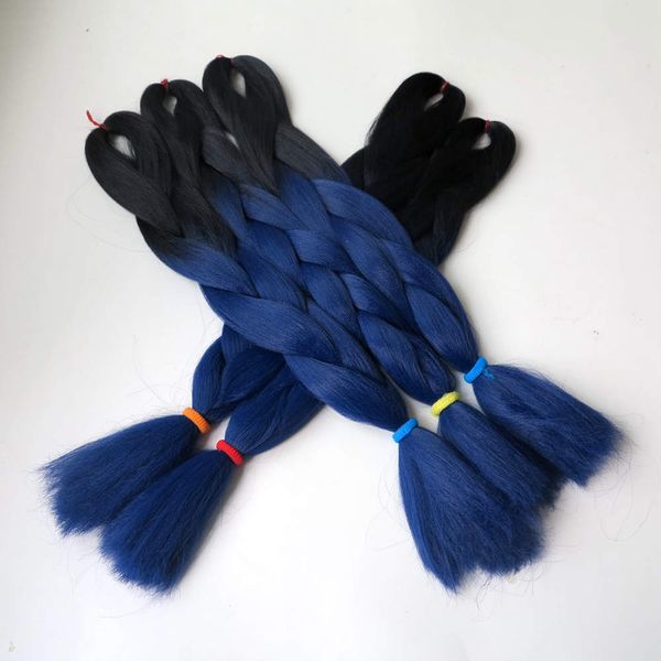 1pc Ombre ( Two Tone Black+Mind night blue) 24inch 100g/pc Hair Extensions Kanekalon Braiding Hair Synthetic Jumbo Braid Hair
1pc Ombre ( Two Tone Black+Mind night blue) 24inch 100g/pc Hair Extensions Kanekalon Braiding Hair Synthetic Jumbo Braid Hair