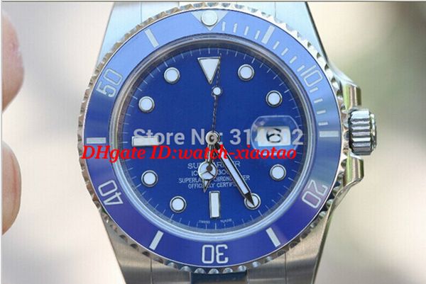 Роскошные часы браслет из нержавеющей стали синий керамический безель для белое
Роскошные часы браслет из нержавеющей стали синий керамический безель для белое