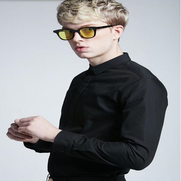 style men shirt slim fit groom wedding shirt custom made black comfortable soft leisure shirt casual shirt long sleeve shirt, White;black
style men shirt slim fit groom wedding shirt custom made black comfortable soft leisure shirt casual shirt long sleeve shirt, White;black