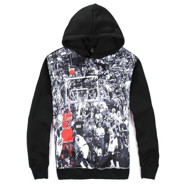 23 fly man printing long-sleeved sweater men's casual hoodies sports hoody men's long-sleeved pullover, Black
23 fly man printing long-sleeved sweater men's casual hoodies sports hoody men's long-sleeved pullover, Black