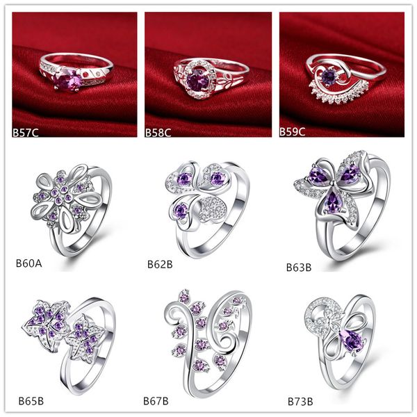 flower round purple gemstone 925 silver rings with side stones gtgr27 arrival sterling silver plated ring 10 pieces mixed style
flower round purple gemstone 925 silver rings with side stones gtgr27 arrival sterling silver plated ring 10 pieces mixed style