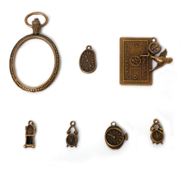 44pcs/lot mixed style zinc alloy antique bronze plated ring clock charms pendants diy jewelry handmade crafts jewelry making, Bronze;silver
44pcs/lot mixed style zinc alloy antique bronze plated ring clock charms pendants diy jewelry handmade crafts jewelry making, Bronze;silver