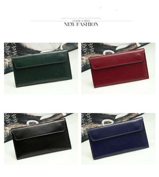 2016 new genuine leather wallet women soft long purse fashion female wallets card holder, Red;black
2016 new genuine leather wallet women soft long purse fashion female wallets card holder, Red;black