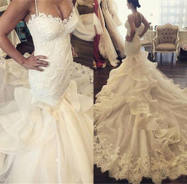 mermaid wedding dresses sweetheart appliques floor length vestido de noiva robe de mariage trumpet bridal gowns, White
mermaid wedding dresses sweetheart appliques floor length vestido de noiva robe de mariage trumpet bridal gowns, White