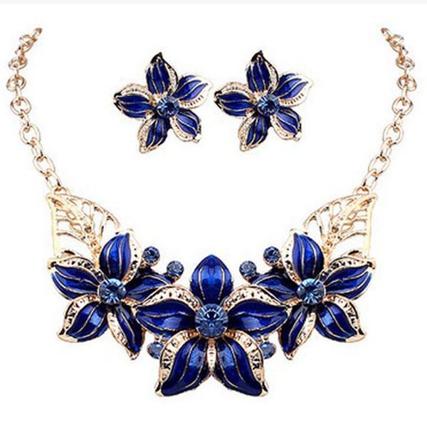 2017 new arrival Europe and the United States Flower Jewelry Sets Necklace and Earring Set for Women
2017 new arrival Europe and the United States Flower Jewelry Sets Necklace and Earring Set for Women