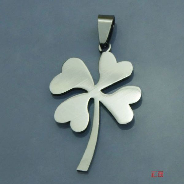 wholesale new fashion diy jewelry accessories four leaf clover stainless steel charm for bracelet necklace pendant, Silver
wholesale new fashion diy jewelry accessories four leaf clover stainless steel charm for bracelet necklace pendant, Silver