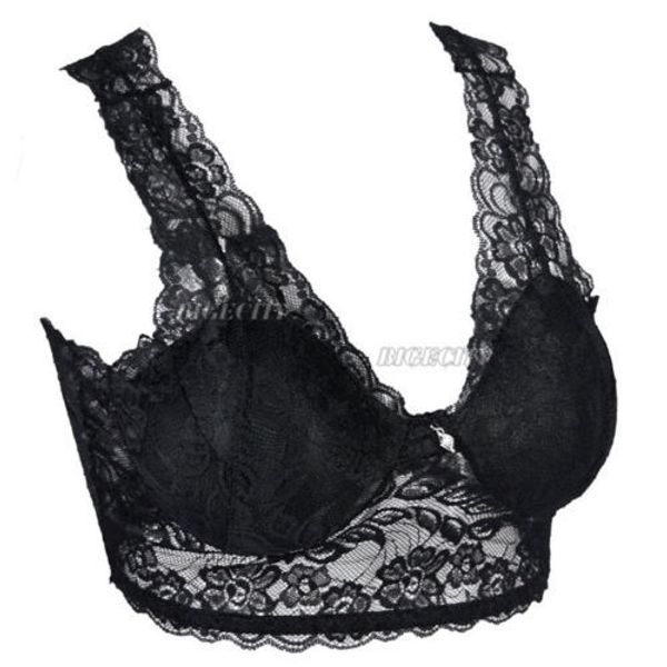 wholesale-8x fashion womens lady comfy lace vest sleep leisure padded bra bralette intimates 8 color, Black;white
wholesale-8x fashion womens lady comfy lace vest sleep leisure padded bra bralette intimates 8 color, Black;white