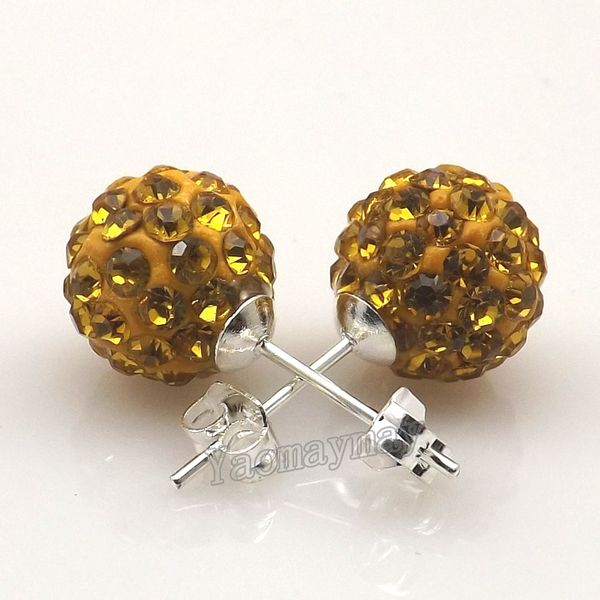 new arrives 10mm gold disco balls rhinestone earring studs for holiday 20 pairs wholesale ing, Golden;silver
new arrives 10mm gold disco balls rhinestone earring studs for holiday 20 pairs wholesale ing, Golden;silver