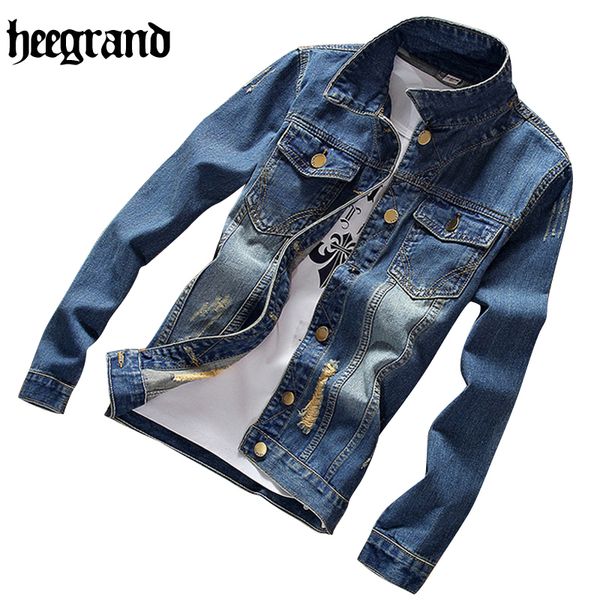 men's jackets wholesale- hee grand spring male denim jacket menswear casual jeans fashion plus size s-5xl mwj2230, Black;brown
men's jackets wholesale- hee grand spring male denim jacket menswear casual jeans fashion plus size s-5xl mwj2230, Black;brown