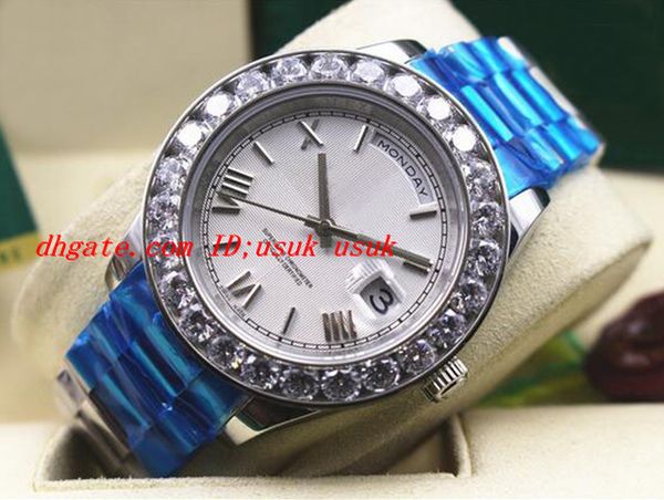 luxury watches white diamonds ii 18k roman 41mm watch 218235 ceramic bezel automatic mechanical men watches quality, Slivery;brown
luxury watches white diamonds ii 18k roman 41mm watch 218235 ceramic bezel automatic mechanical men watches quality, Slivery;brown