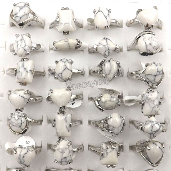 natural white turquoise rings women's ring for promotion 50pcs wholesale, Golden;silver
natural white turquoise rings women's ring for promotion 50pcs wholesale, Golden;silver