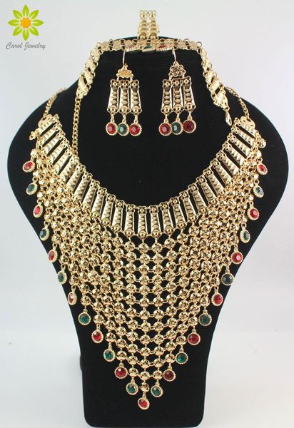 new african costume jewelry set gold plated statement necklace earrings and bracelet for women wedding ing, Slivery;golden
new african costume jewelry set gold plated statement necklace earrings and bracelet for women wedding ing, Slivery;golden