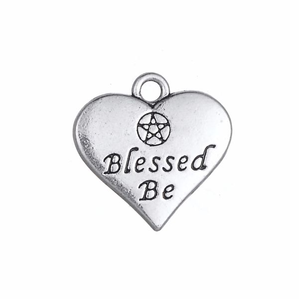 new heart shape engraved letter blessed be double side love charms for jewelry making easy to diy for you, Bronze;silver
new heart shape engraved letter blessed be double side love charms for jewelry making easy to diy for you, Bronze;silver