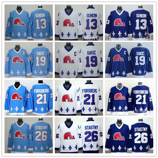 quebec nordiques jerseys ice hockey 13 mats sundin 21 peter forsberg 26 peter stastny 19 joe sakic team color navy blue white, Black;red
quebec nordiques jerseys ice hockey 13 mats sundin 21 peter forsberg 26 peter stastny 19 joe sakic team color navy blue white, Black;red