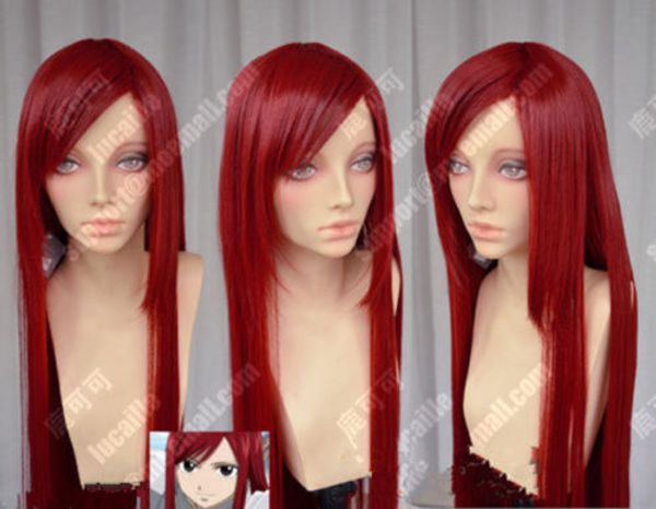 100% Brand New High Quality Fashion Picture full lace wigs>>Fairy Tail Erza Scarlet Dark Red 100cm Straight Cosplay Party Wig
100% Brand New High Quality Fashion Picture full lace wigs>>Fairy Tail Erza Scarlet Dark Red 100cm Straight Cosplay Party Wig