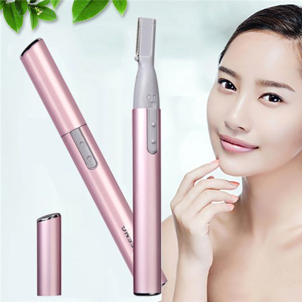 

female shaver grade electric eyebrow razor attractive blister card packaging eyebrow scissors shaving legs ladies trimmers easy to use