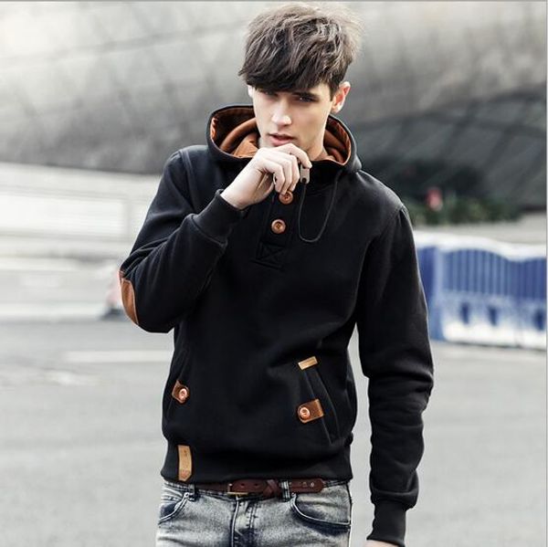2016 autumn new men hooded sweater jacket euopn college style hedging hoodies fashion slim long sleeve higth quality sweatshirts, Black
2016 autumn new men hooded sweater jacket euopn college style hedging hoodies fashion slim long sleeve higth quality sweatshirts, Black