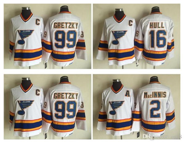 retro st. louis blues hockey jersey 99 wayne gretzky jersey 16 brett hull 2 al macinnis white vintage ccm authentic stitched jerseys, Black;red
retro st. louis blues hockey jersey 99 wayne gretzky jersey 16 brett hull 2 al macinnis white vintage ccm authentic stitched jerseys, Black;red