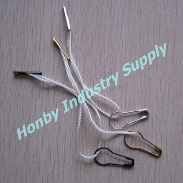 1000 pcs per pack snap tabs white lanyard hang tag rope with colorful pear shape safety pin, Silver
1000 pcs per pack snap tabs white lanyard hang tag rope with colorful pear shape safety pin, Silver