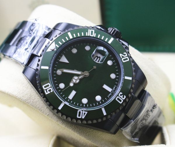 elling green dial and bezel 116610 date ceramic bracelet automatic mechanical mens watch 40mm mens gifts wristwatches, Slivery;brown
elling green dial and bezel 116610 date ceramic bracelet automatic mechanical mens watch 40mm mens gifts wristwatches, Slivery;brown