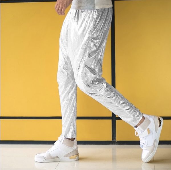 wholesale-2021 harajuku casual sequin men punk low hop crotch harem pants stage hip sweat joggers trousers dress cargo fashion pants me abii, Black
wholesale-2021 harajuku casual sequin men punk low hop crotch harem pants stage hip sweat joggers trousers dress cargo fashion pants me abii, Black