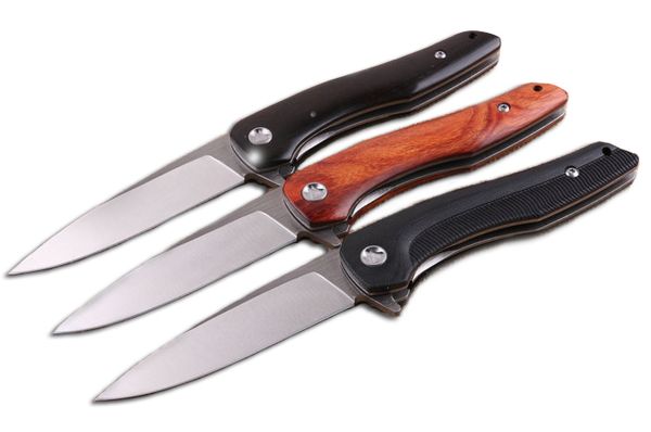 3 Styles China Brand Folding Knife Black G10 Rosewood Handle 5CR15MOV 57HRC Blade EDC Pocket Outdoor Rescue Knives Hiking Knife F892E 
3 Styles China Brand Folding Knife Black G10 Rosewood Handle 5CR15MOV 57HRC Blade EDC Pocket Outdoor Rescue Knives Hiking Knife F892E