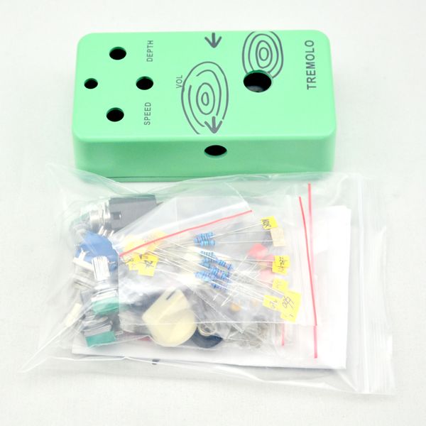 Комплект педалей для гитары DIY Tremolo с переключателем 3PDT и алюминиевой коробкой 1590B
Комплект педалей для гитары DIY Tremolo с переключателем 3PDT и алюминиевой коробкой 1590B