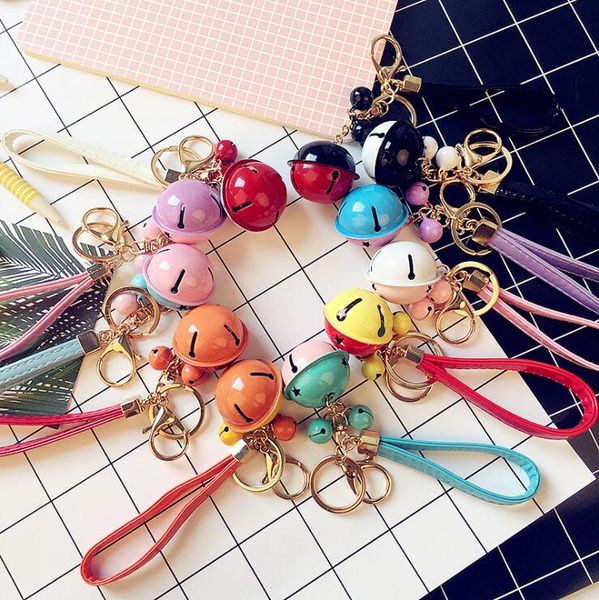 new two - color bell key chain creative gifts diy key chain pu leather rope car bags pendant r247 arts and crafts mix order
new two - color bell key chain creative gifts diy key chain pu leather rope car bags pendant r247 arts and crafts mix order
