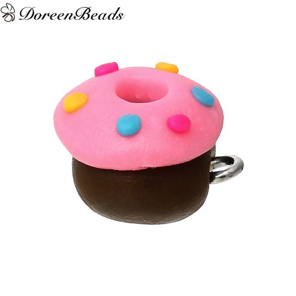 polymer clay 3d charms cake donuts pink & coffee 15mm x14mm( 5/8" x 4/8"), 10 pcs 2016 new jewelry making, Bronze;silver
polymer clay 3d charms cake donuts pink & coffee 15mm x14mm( 5/8" x 4/8"), 10 pcs 2016 new jewelry making, Bronze;silver