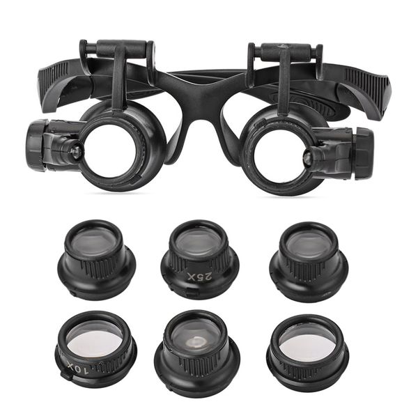 wholesale-magnifying glasses 10x 15x 20x 25x led magnifier double eye glasses loupe lens jeweler watch repair magnifier measurement tools
wholesale-magnifying glasses 10x 15x 20x 25x led magnifier double eye glasses loupe lens jeweler watch repair magnifier measurement tools
